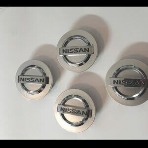 Set of 4 Silver Nissan Wheel Center Cap 54mm for Altima Maxima Murano 40343AU51A